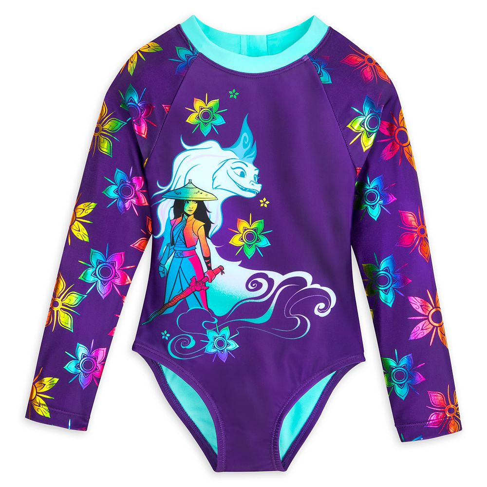 Raya and Sisu Swimsuit for Girls – Disney Raya and the Last Dragon