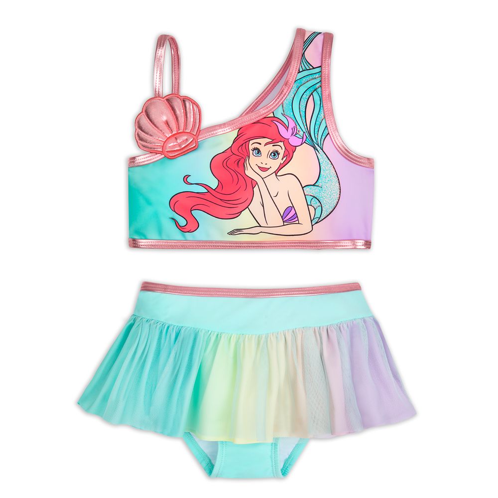 Ariel Two-Piece Swimsuit for Girls here now – Dis Merchandise News