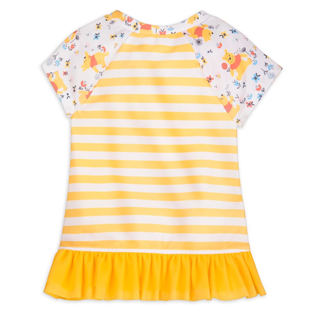 Winnie the Pooh Rash Guard Swimsuit for Girls