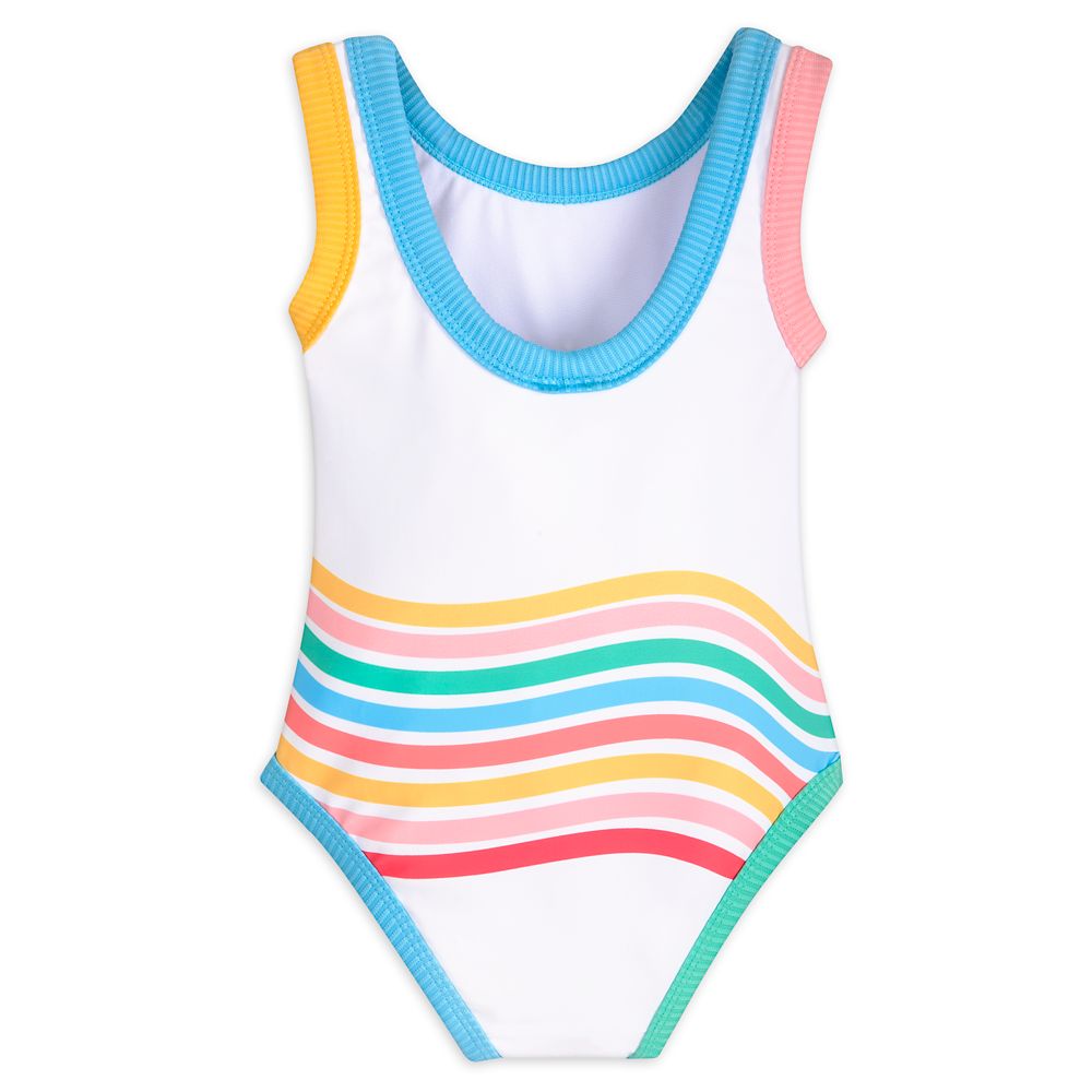 The Little Mermaid Swimsuit and Rash Guard Set for Girls