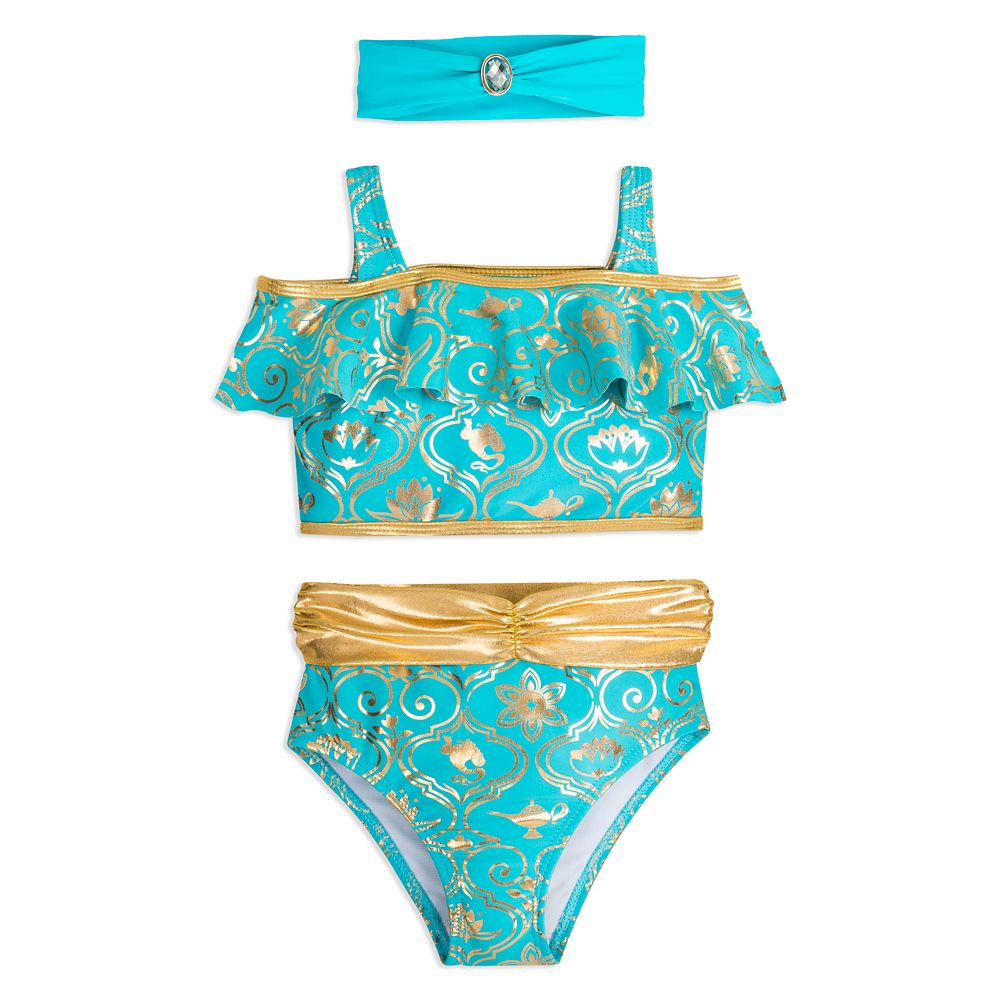 Jasmine Deluxe Swimsuit for Girls – Aladdin