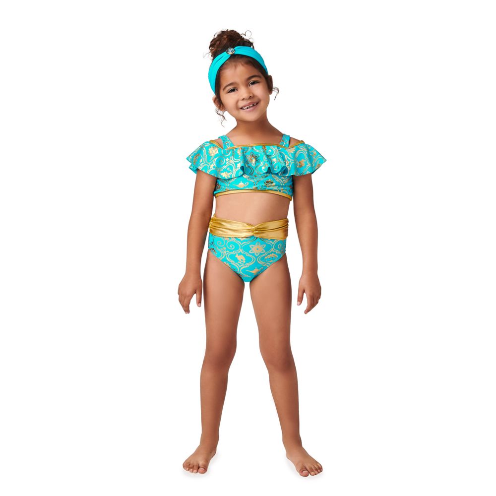 Jasmine Deluxe Swimsuit for Girls – Aladdin