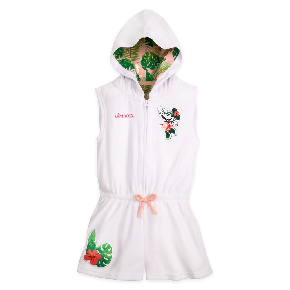Minnie Mouse Tropical Romper Cover-Up for Girls
