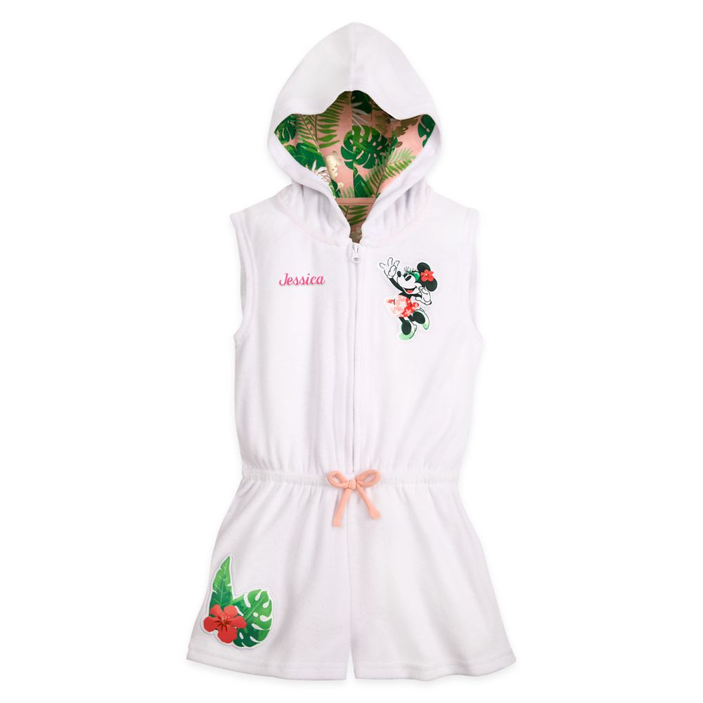 Minnie Mouse Tropical Romper Cover-Up for Girls – Personalized is now available