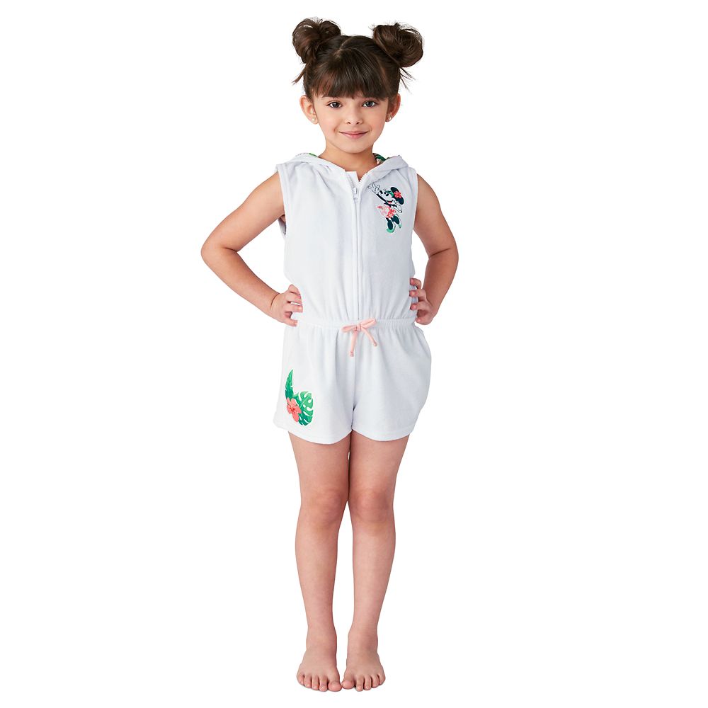 Minnie Mouse Tropical Romper Cover-Up for Girls – Personalized