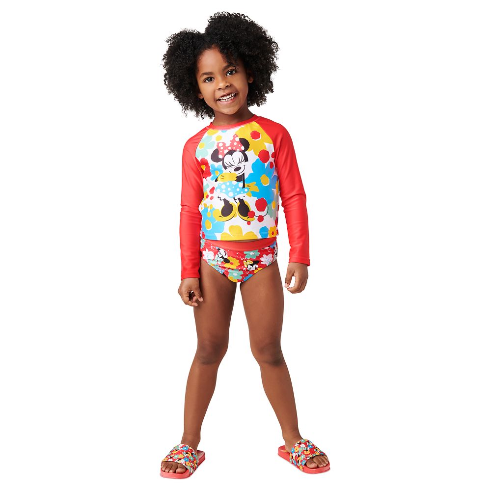 Minnie Mouse Deluxe Swimsuit Set for Girls