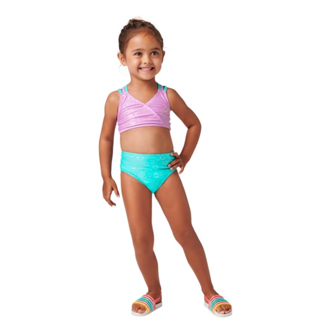 Disney Store Princess The Little Mermaid Ariel 1 PC Swimsuit Girl Size 5/6 7/8 