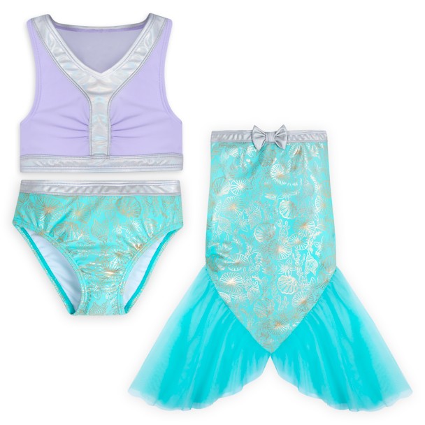 Ariel Deluxe Swim Set for Girls – The Little Mermaid