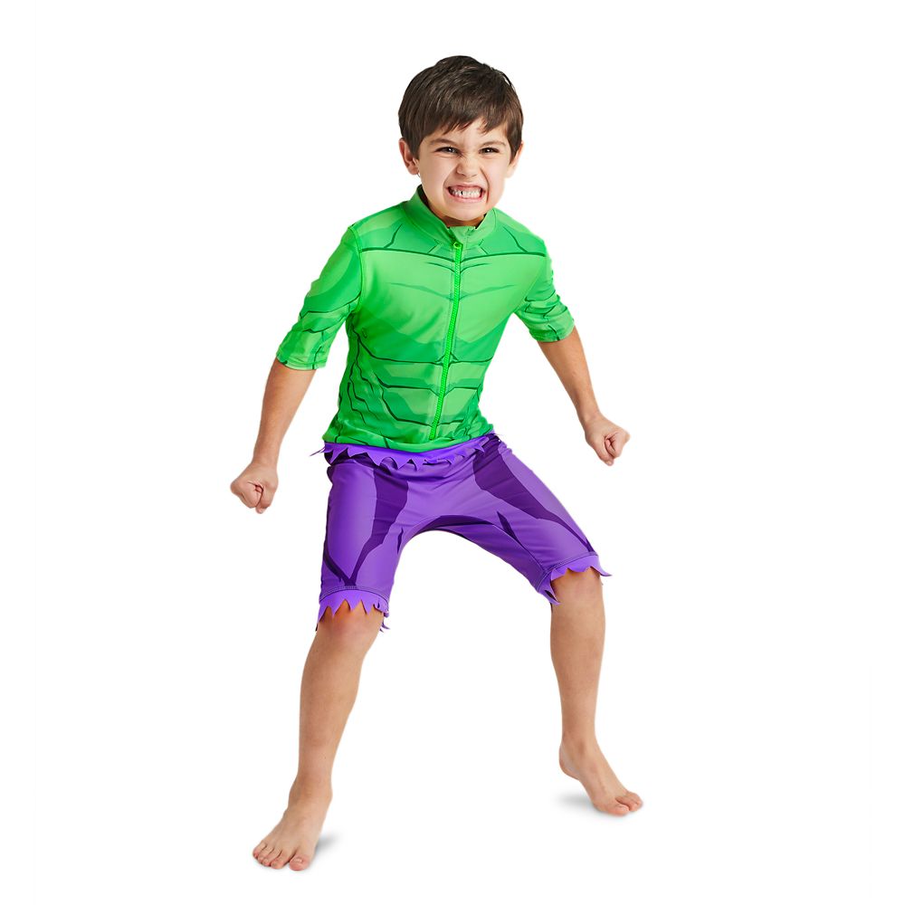 Hulk Costume Swimsuit for Kids