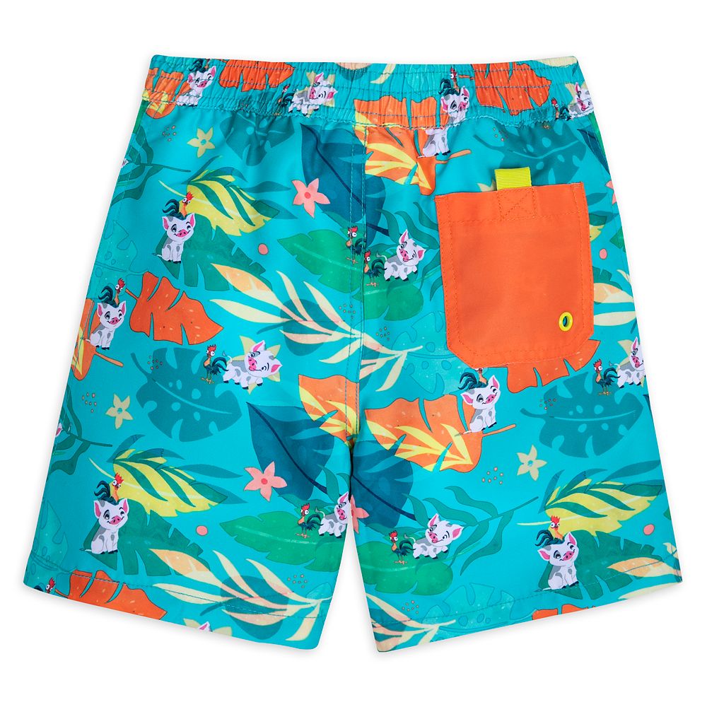 Pua and Hei Hei Swim Trunks for Kids – Moana