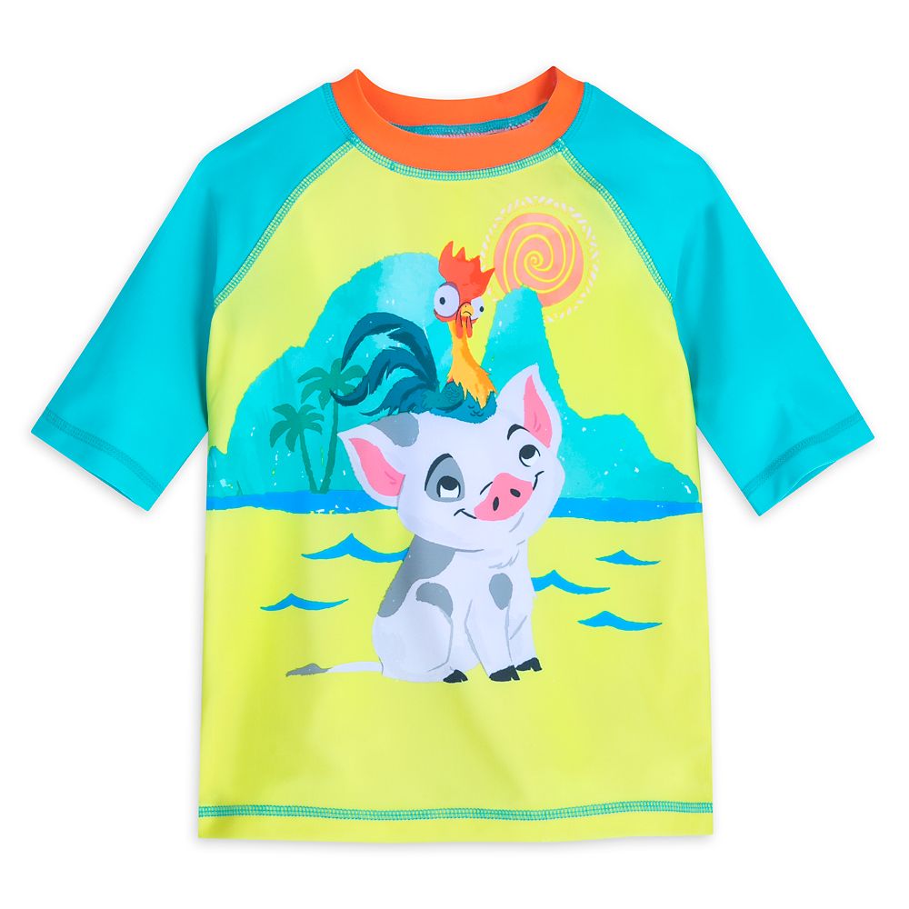 Pua and Hei Hei Rash Guard for Kids – Moana is here now