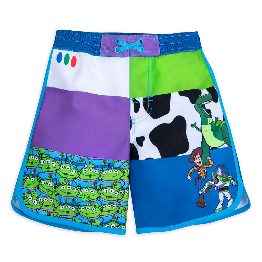 Disney Toy Story Buzz Lightyear Boys Blue Racer Swim Brief Bathers