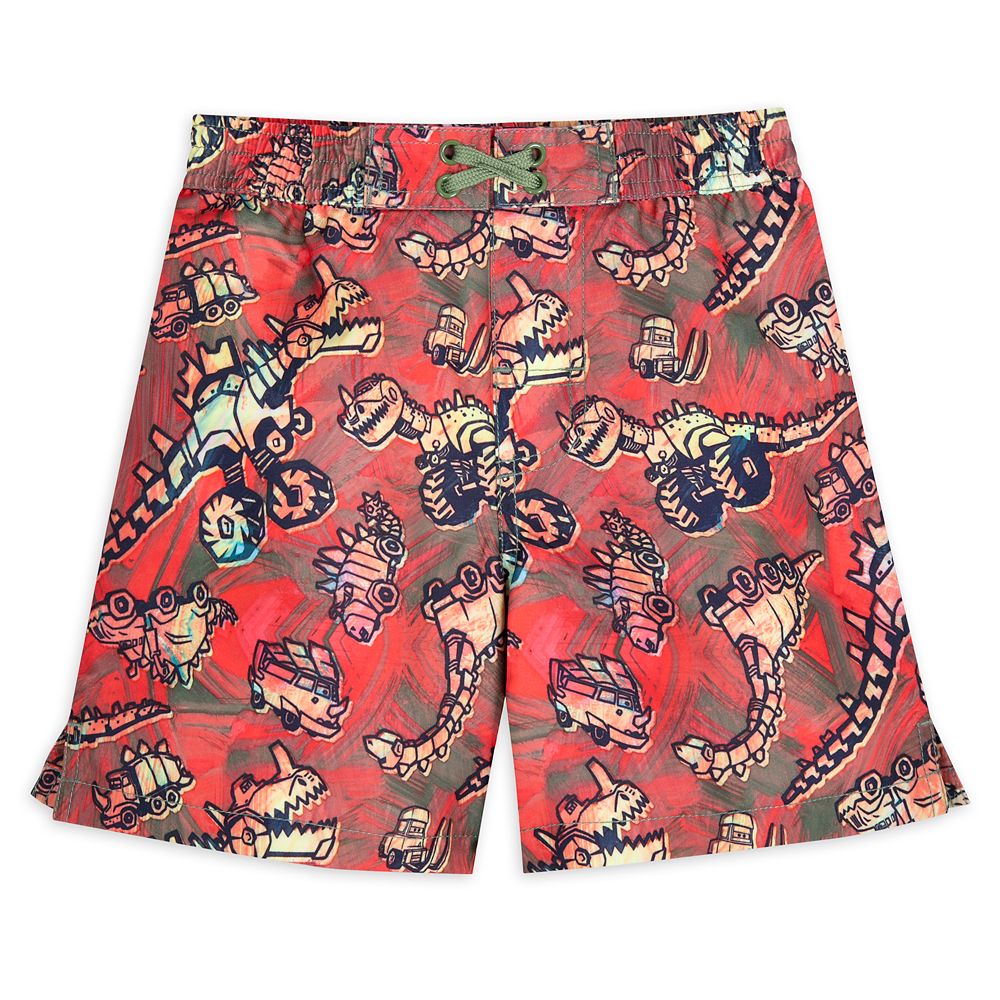 Cars on the Road Swim Trunks for Kids