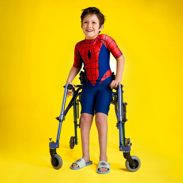 Spider-Man Adaptive Rash Guard Swimsuit for Kids