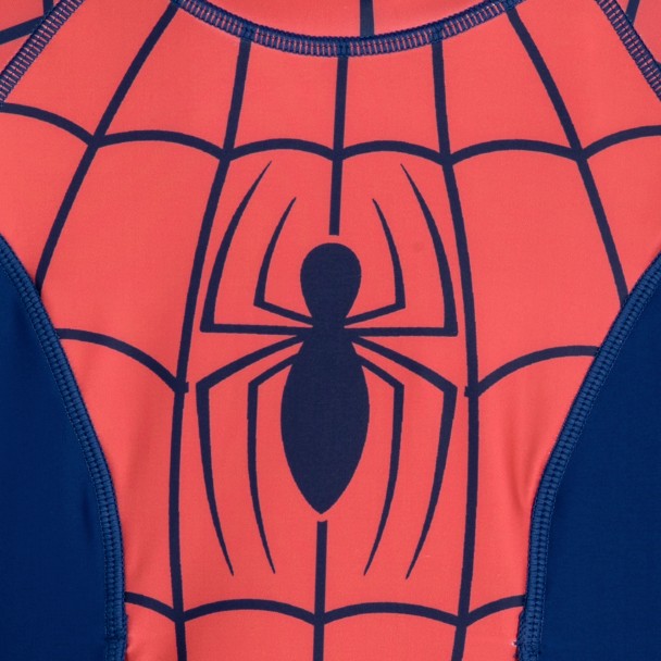 Spider-Man Adaptive Rash Guard Swimsuit for Kids