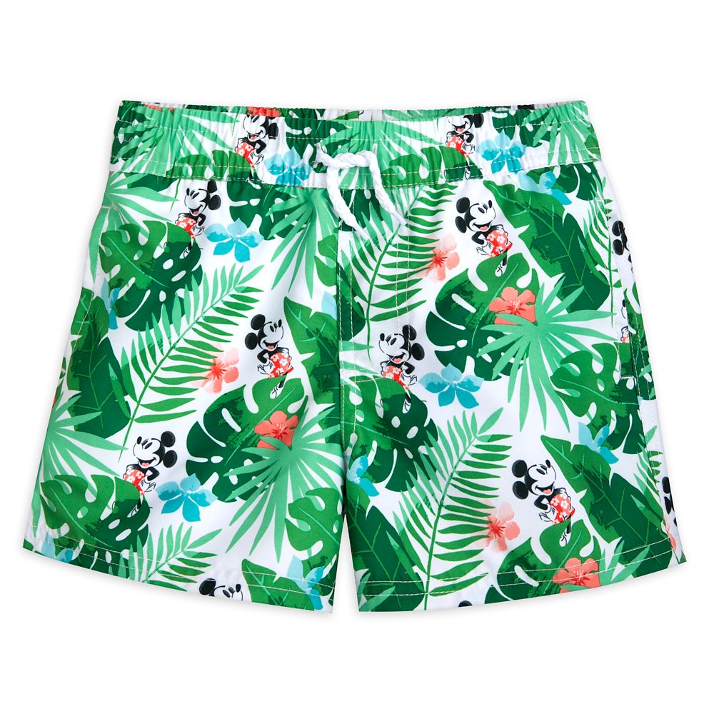 Mickey Mouse Tropical Swim Trunks for Boys now available for purchase