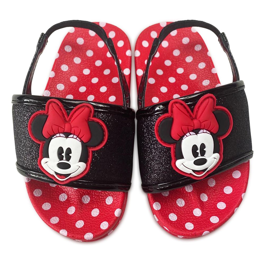 Minnie Mouse Polka Dot Slides for Girls now available online – Dis ...