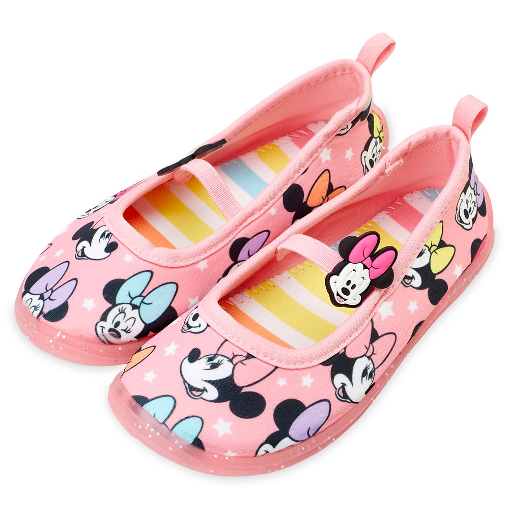 Minnie Mouse Pink Swim Shoes for Kids