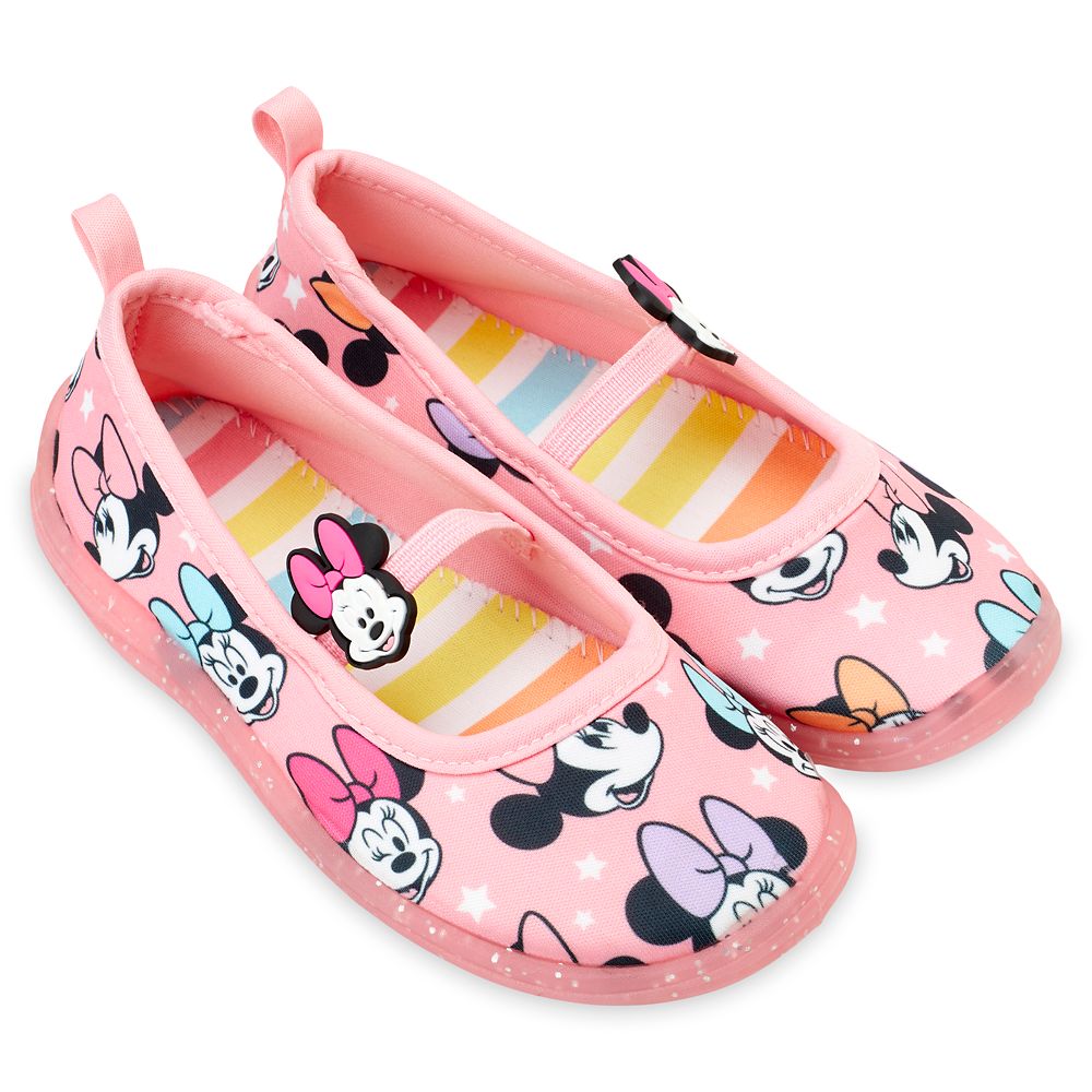 Minnie Mouse Pink Swim Shoes for Kids