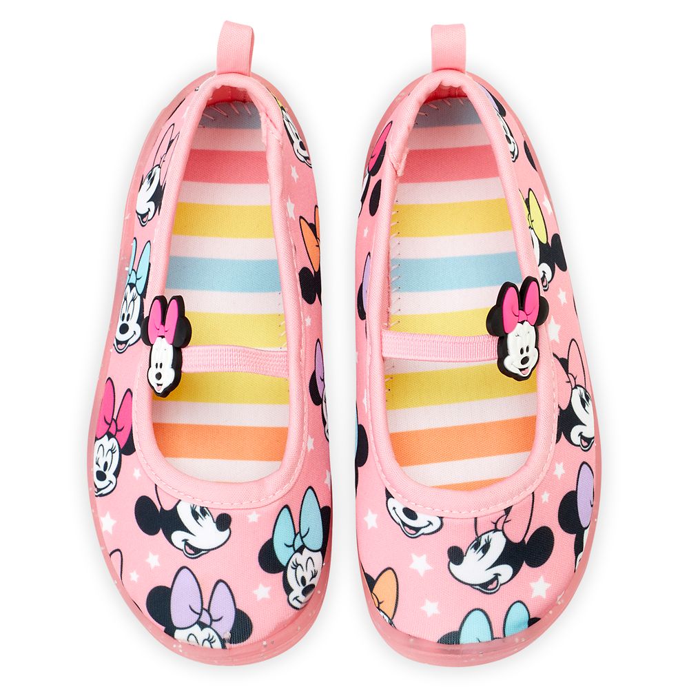 Minnie Mouse Pink Swim Shoes for Kids