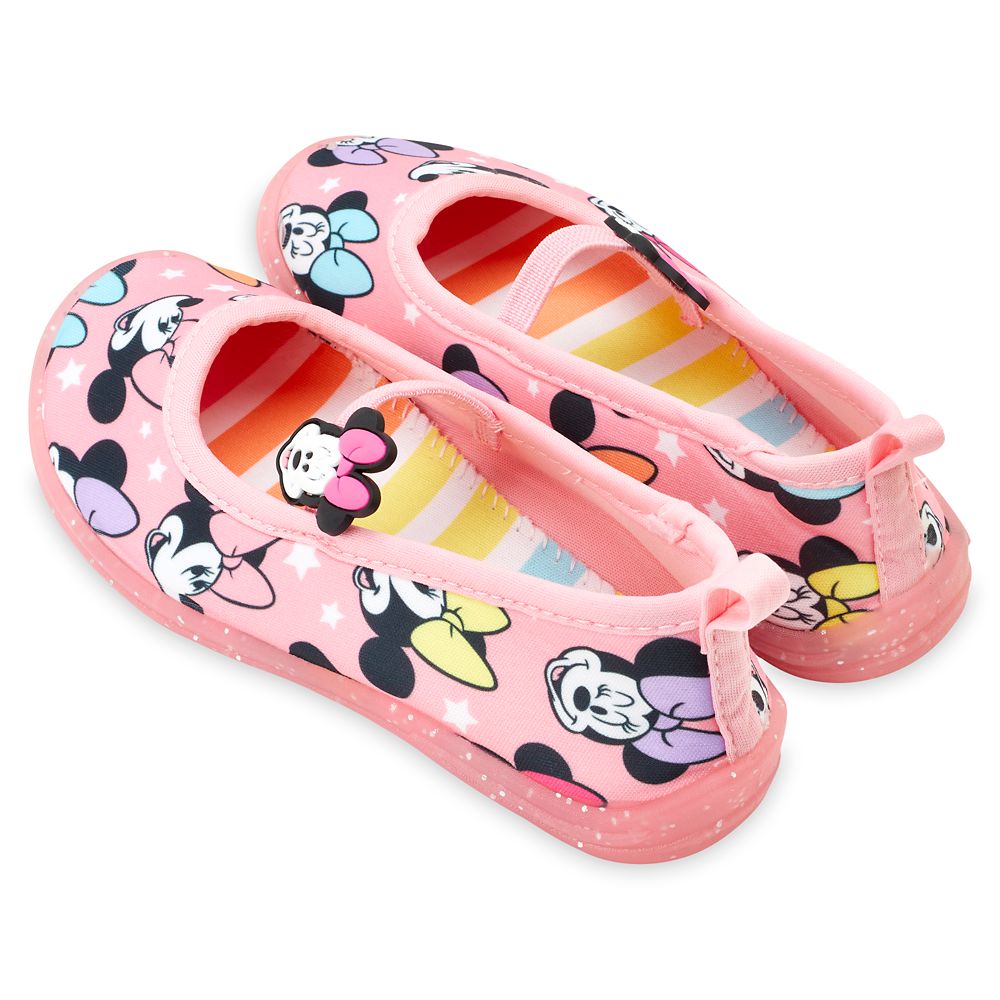 Minnie Mouse Pink Swim Shoes for Kids