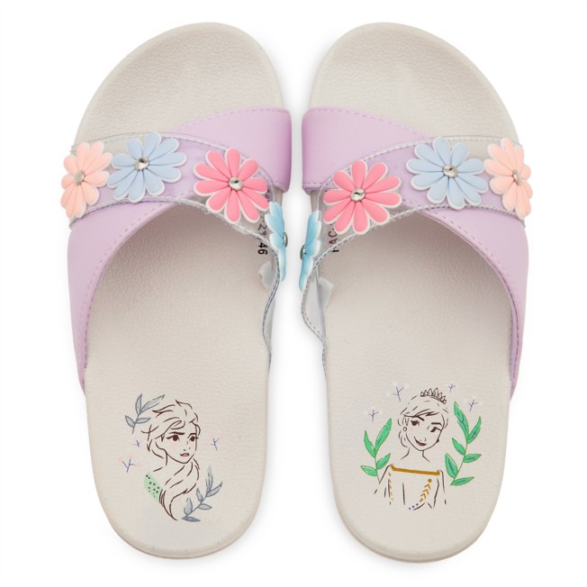 11/12 9/10 2/3 Disney Frozen Pink Anna and Elsa slippers 7/8 13/1 