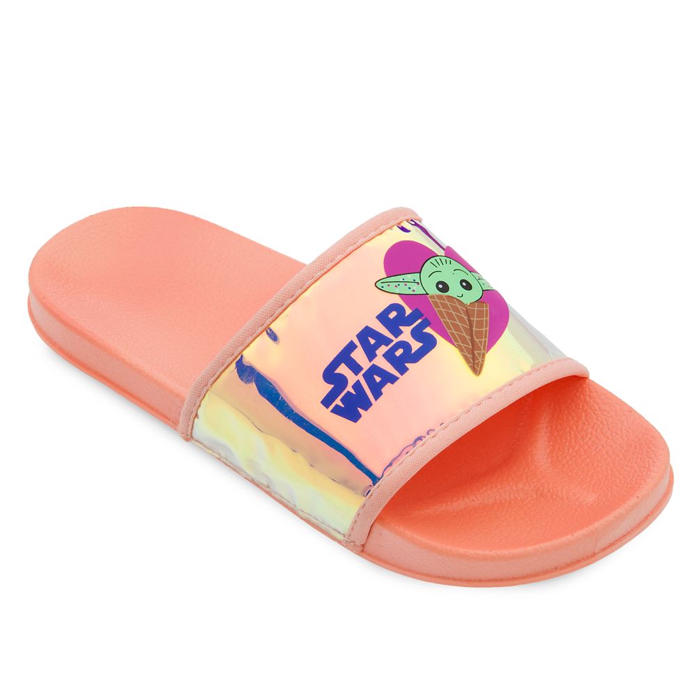 Grogu Slides for Kids – Star Wars: The Mandalorian – Pink