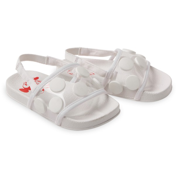 Minnie Mouse Slides for Kids – White