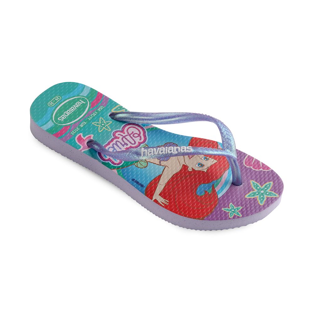 Ariel Flip Flops for Kids by Havaianas – The Little Mermaid