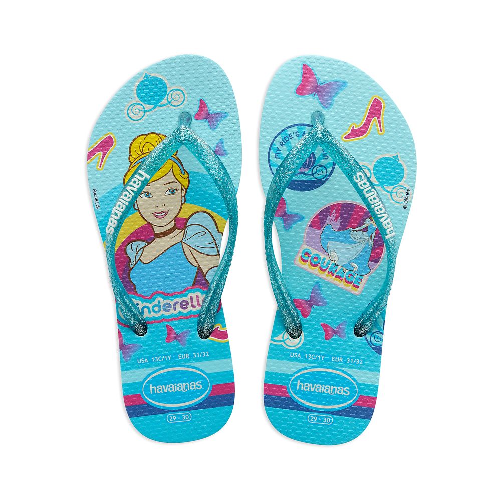 Cinderella Flip Flops for Kids by Havaianas - Buy Now – Dis Merchandise ...