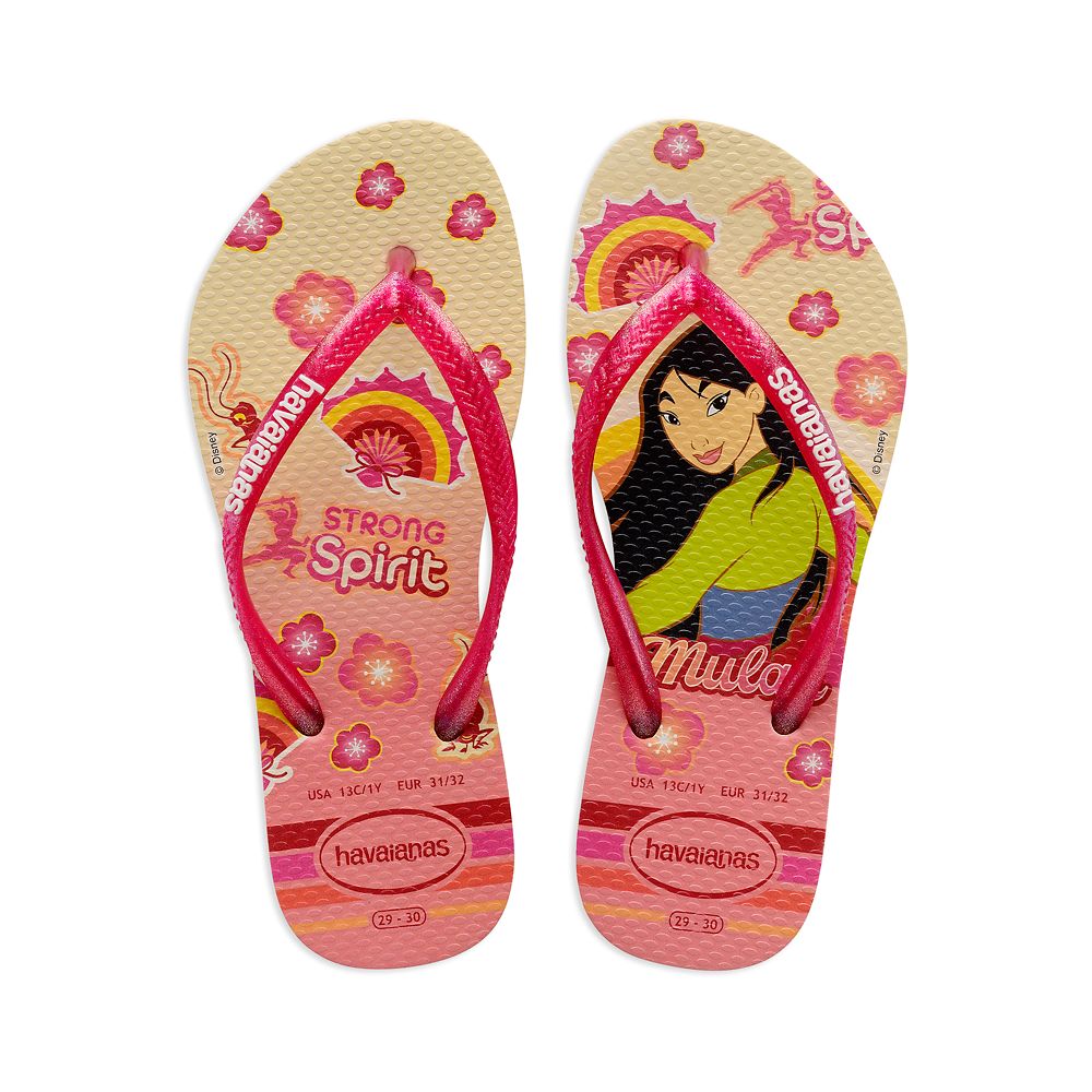 Mulan Flip Flops for Kids by Havaianas is now available – Dis ...