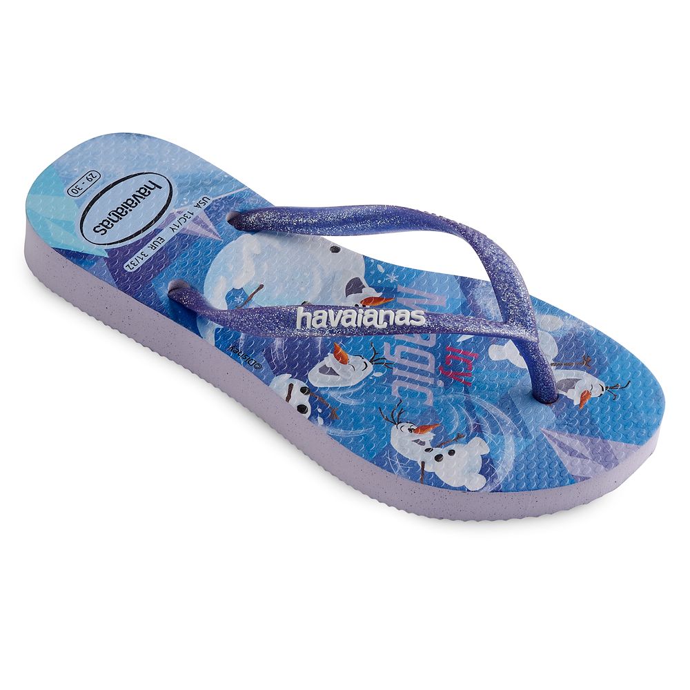 Elsa and Olaf Flip Flops for Kids by Havaianas – Frozen
