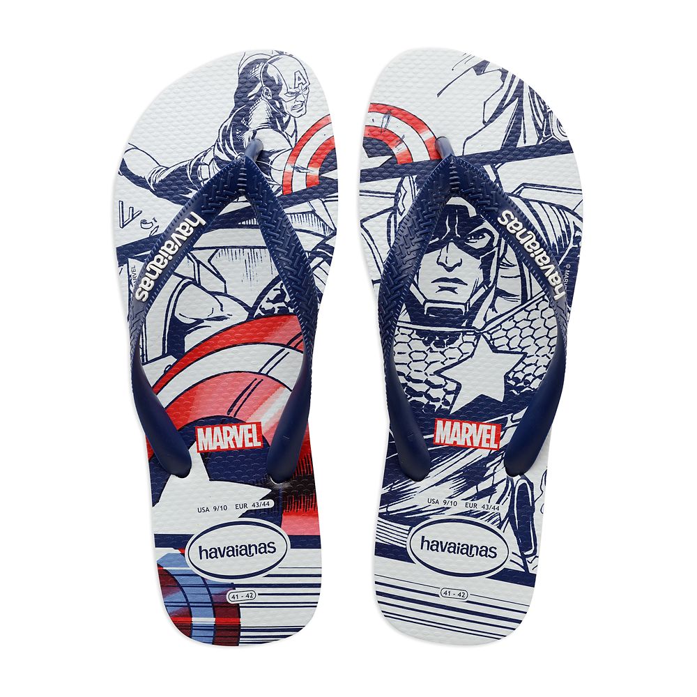 Captain America Flip Flops for Kids by Havaianas