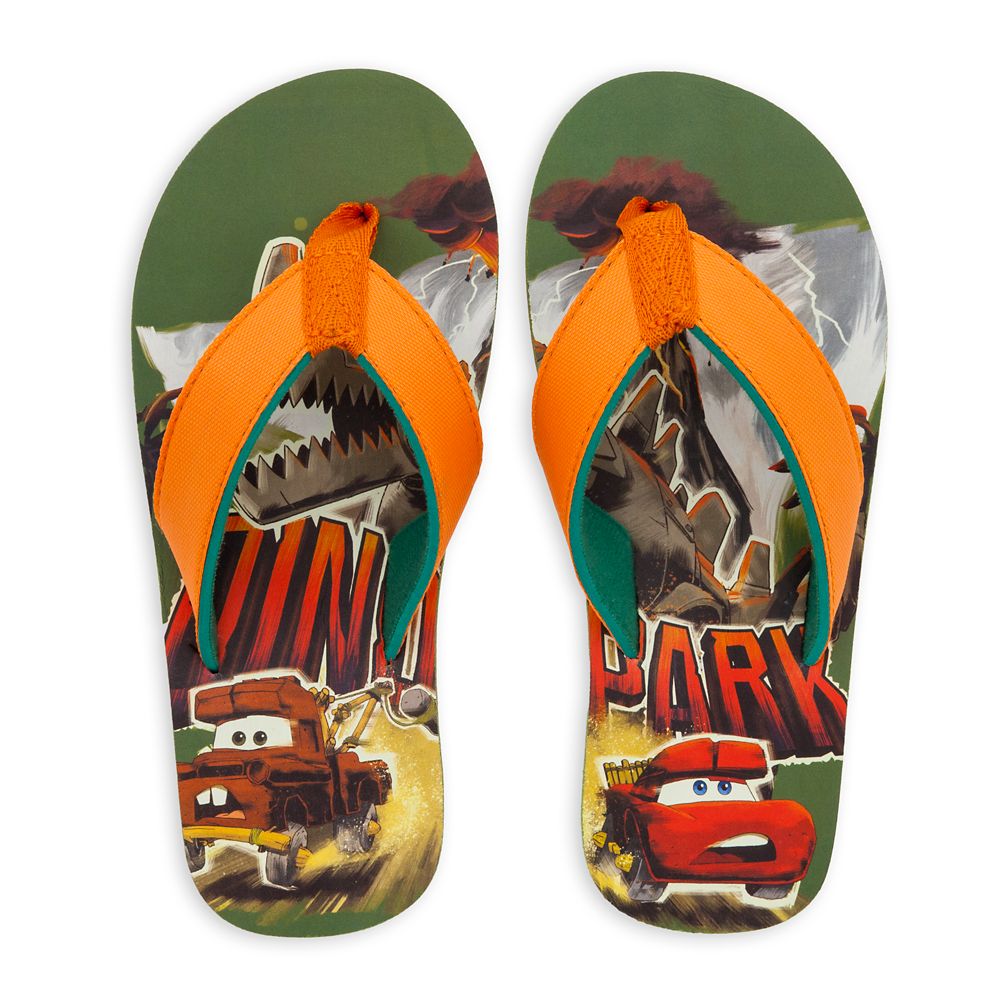 Lightning McQueen and Mater Flip Flops for Kids – Cars on the Road ...