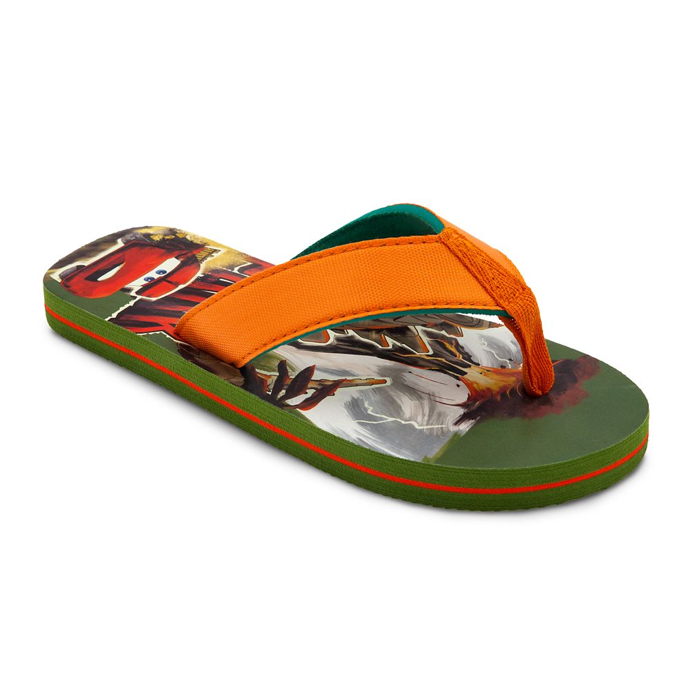 Lightning McQueen and Mater Flip Flops for Kids – Cars on the Road