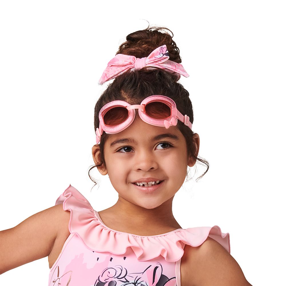 Minnie Mouse Pink Swim Goggles for Kids