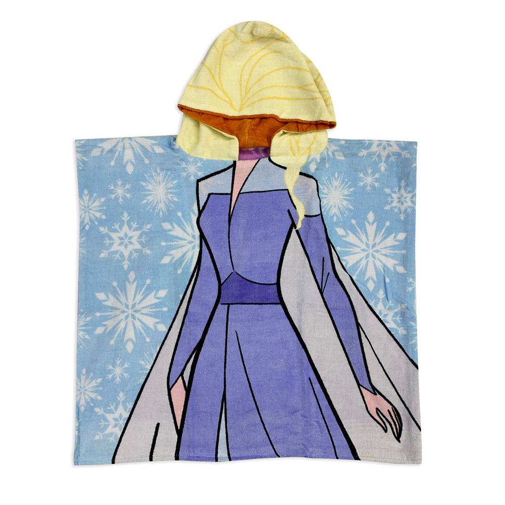 Anna and Elsa Reversible Hooded Towel – Frozen 2