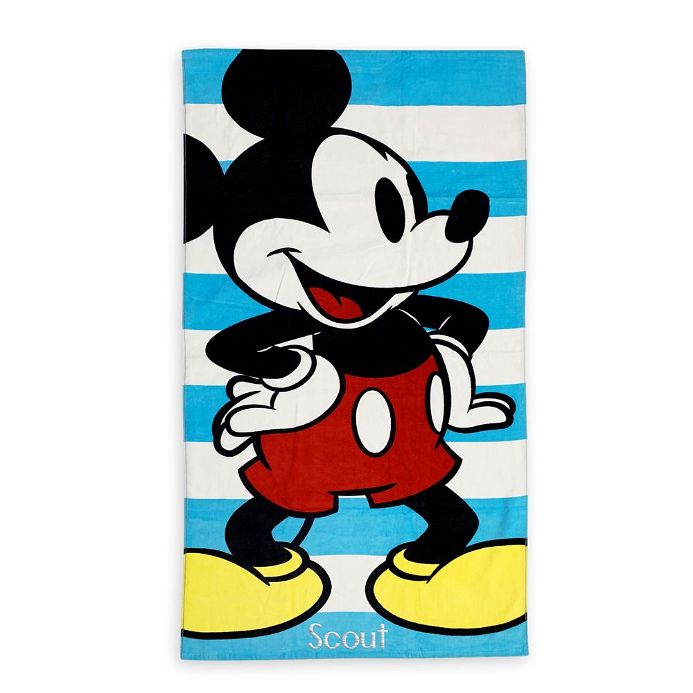 Mickey Mouse Beach Towel Personalized Shopdisney