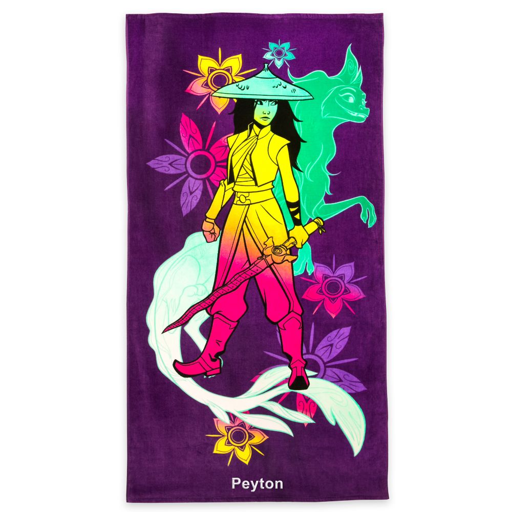 Raya and the Last Dragon Beach Towel now out for purchase