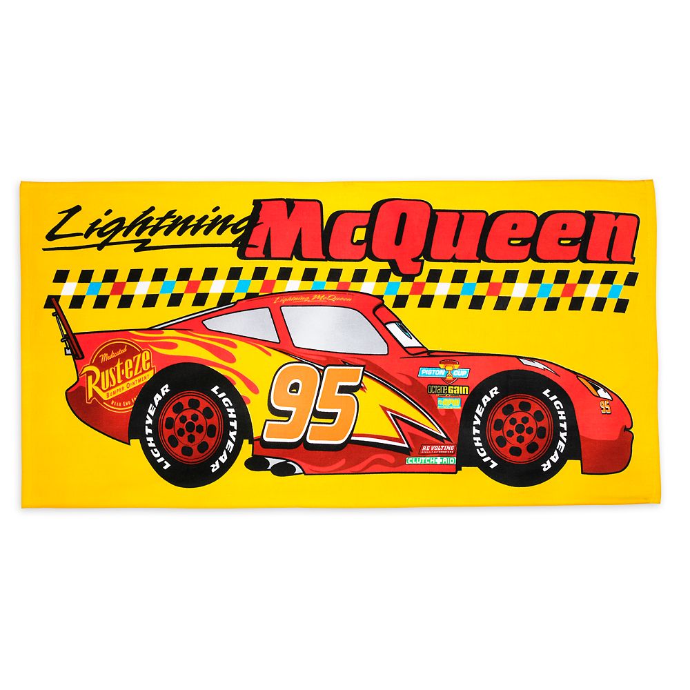 Lightning McQueen Beach Towel – Cars now out for purchase