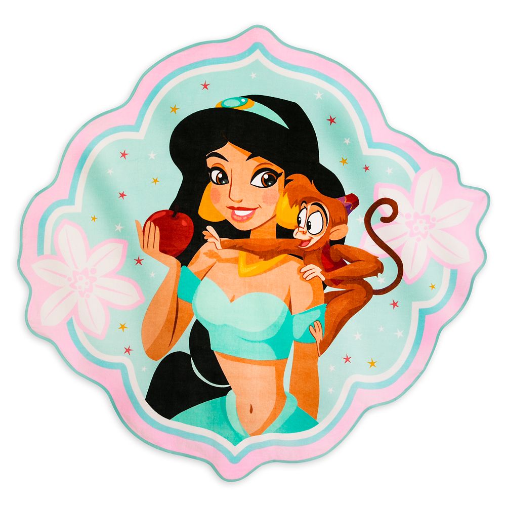 Jasmine and Abu Deluxe Beach Towel – Aladdin