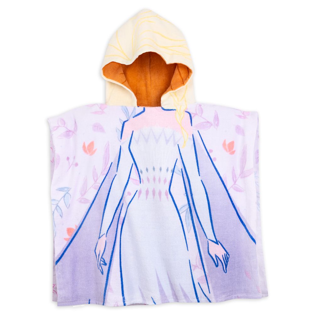 Anna and Elsa Reversible Hooded Deluxe Beach Towel – Frozen
