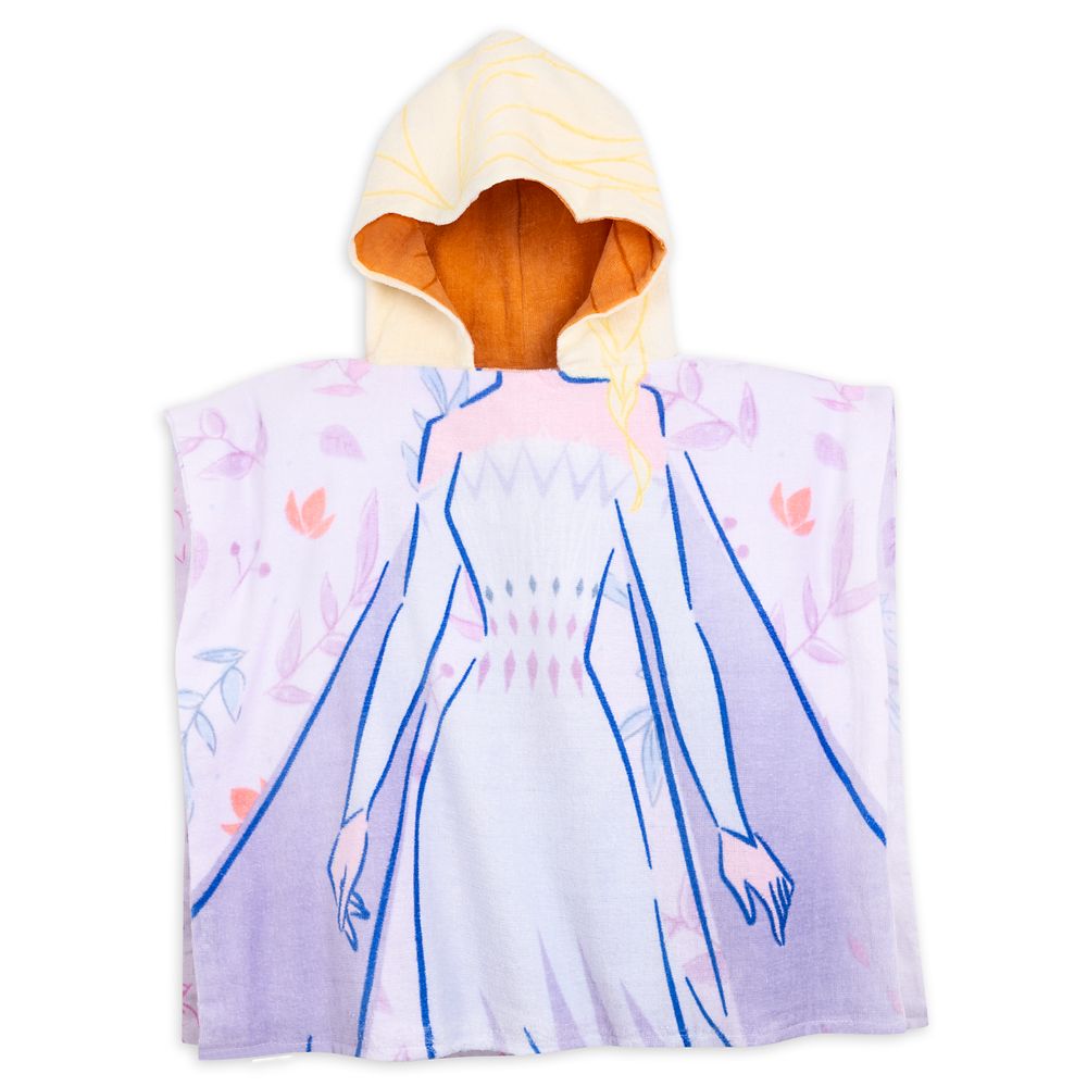 Anna and Elsa Reversible Hooded Deluxe Beach Towel – Frozen here now