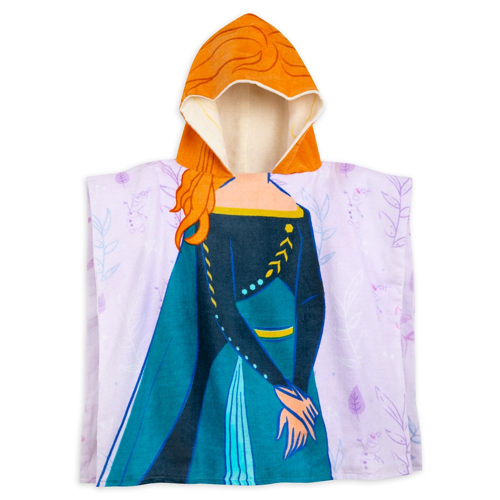 Anna and Elsa Reversible Hooded Deluxe Beach Towel – Frozen