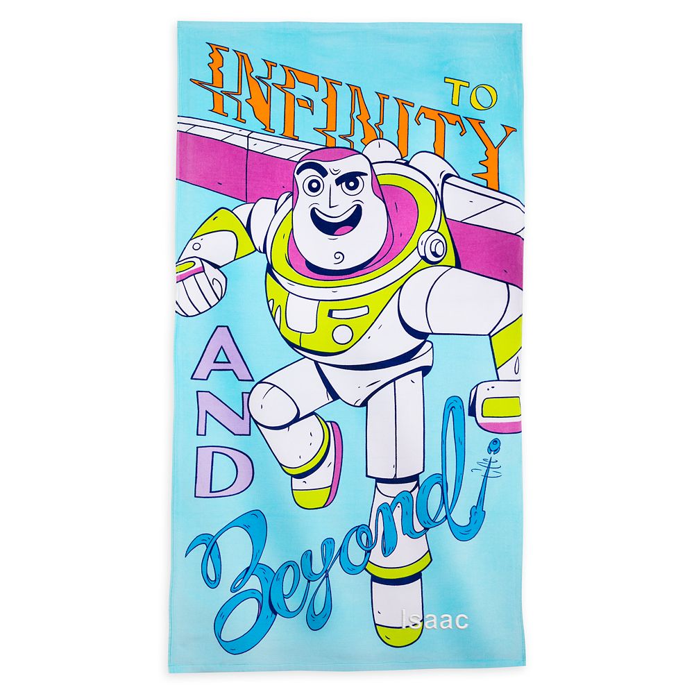 Buzz Lightyear Beach Towel for Kids – Toy Story – Personalized