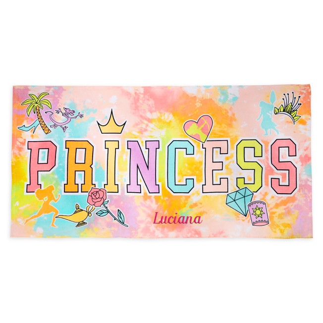 Personalized Princess Kids Towel 