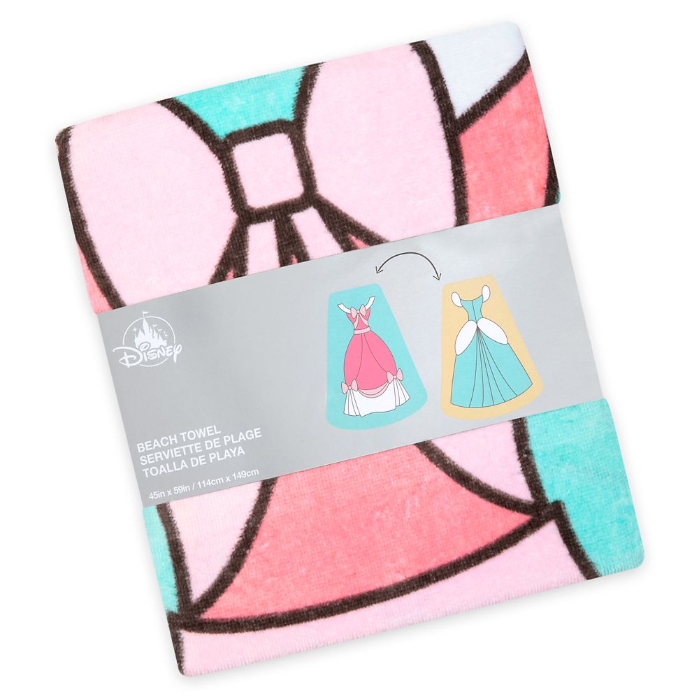 Cinderella Reversible Deluxe Beach Towel