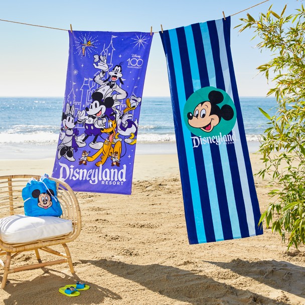 Mickey Mouse Beach Towel – Disneyland – Personalized