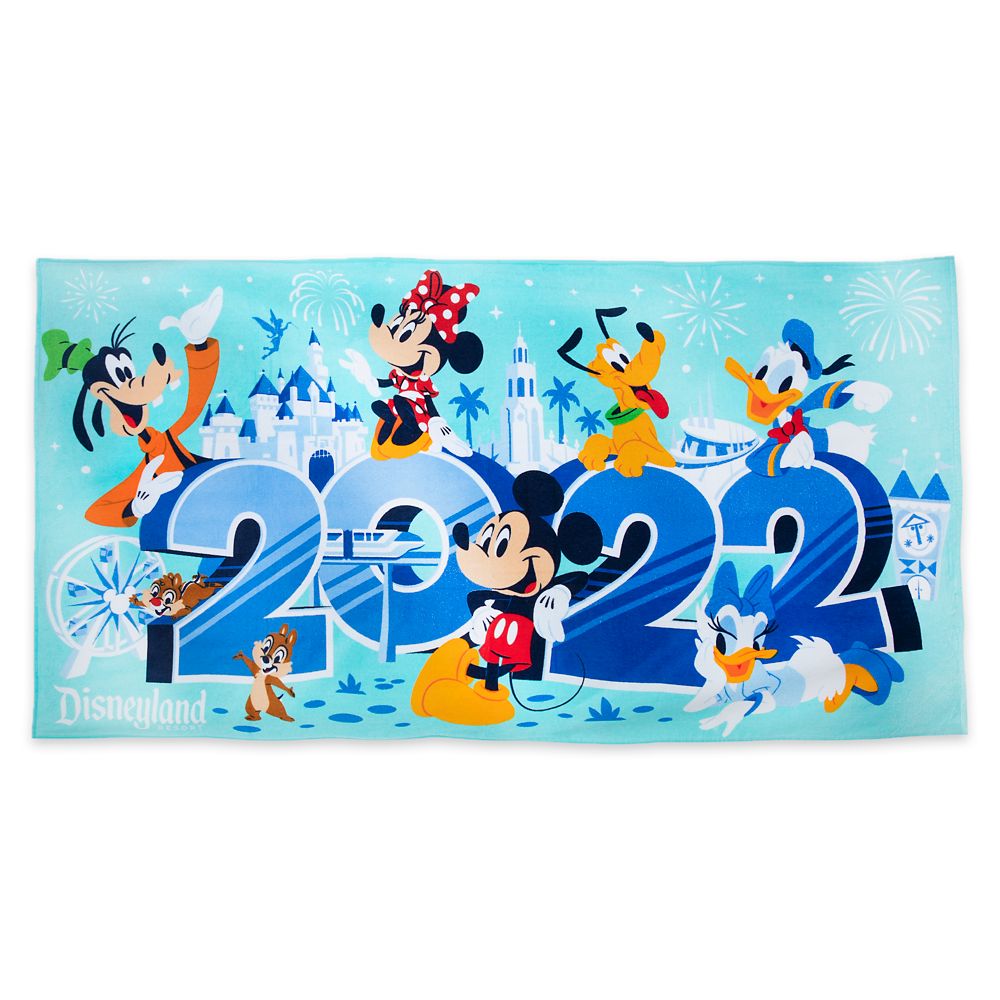 Mickey Mouse and Friends Beach Towel – Disneyland 2022
