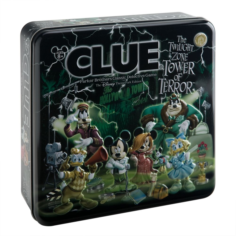 Clue The Twilight Zone Tower of Terror Disney Theme Park Edition Game
